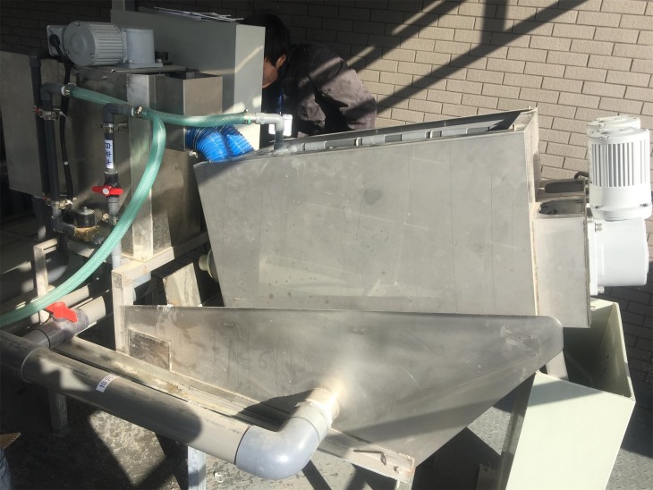 Stacked snail sludge dewatering equipment Stacked snail sludge dewatering equipment
